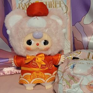 Baby Three 400% Romantic Wedding Plush Toy Blind Box Christmas Gifts Kids Toys